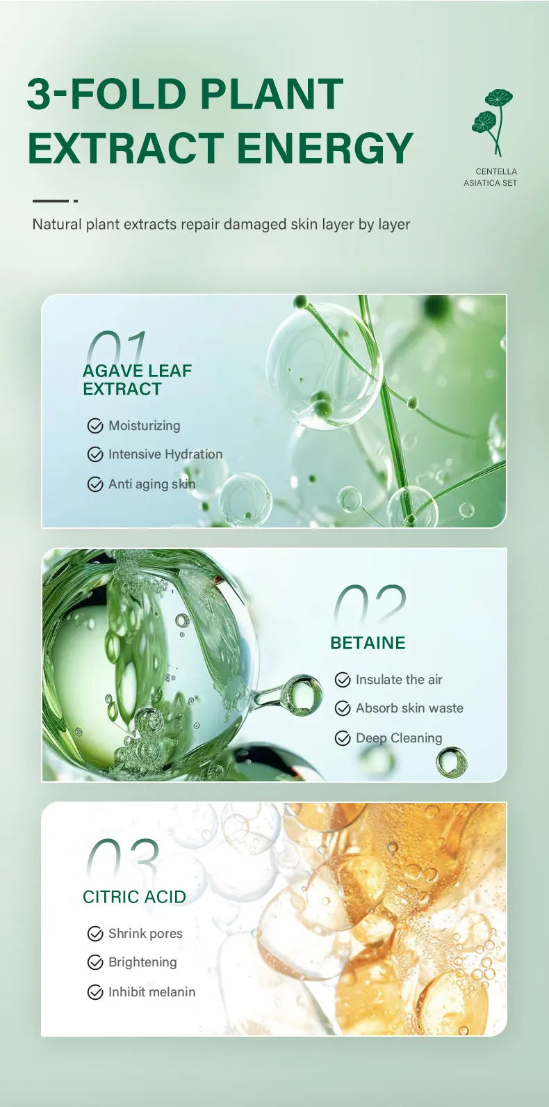 Centella Asiatica Complete Care Kit